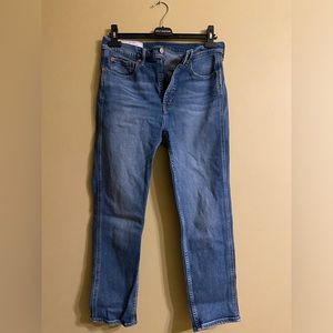 GAP Jeans vintage slim high rise blue denim jeans